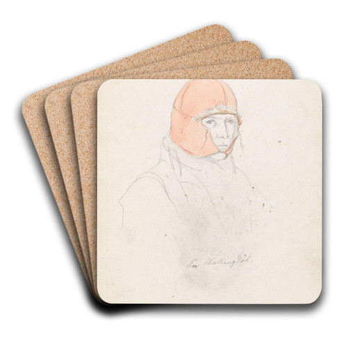 En hallingdl by Adolph Tidemand Art Drink Coaster set En hallingdl by Adolph Tidemand Art Drink Coaster set