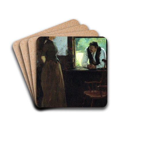 One Day in June by William Thomas Smedley Drink Coasters - set of 4