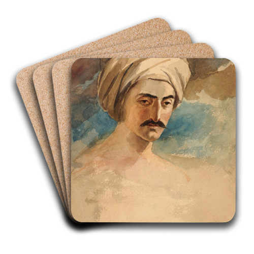 Turkish Cayeek by Miner Kilbourne Kellogg Art Drink Coaster set Turkish Cayeek by Miner Kilbourne Kellogg Art Drink Coaster set