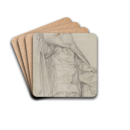 Ein Bischof in vollem Ornat by Peter Paul Rubens Drink Coasters - set of 4 Ein Bischof in vollem Ornat by Peter Paul Rubens Drink Coasters - set of 4