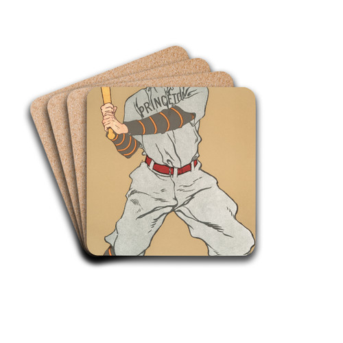 Princeton by Edward Penfield Drink Coasters - set of 4 Princeton by Edward Penfield Drink Coasters - set of 4