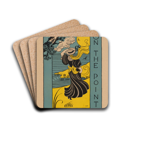 On the point by Maurice Prendergast Drink Coasters - set of 4