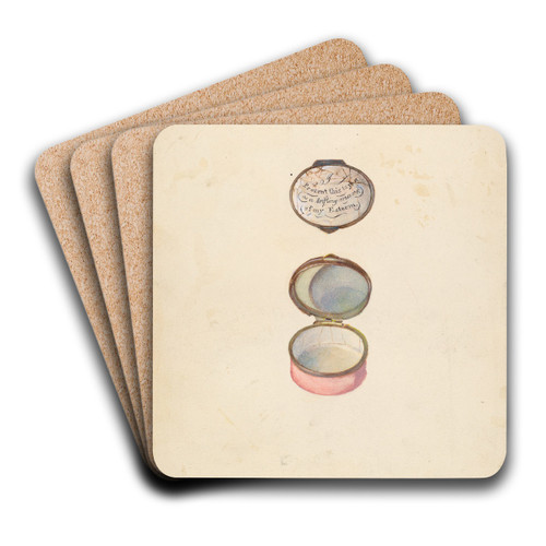 Epaulette Box by Cornelius Frazier Art Drink Coaster set