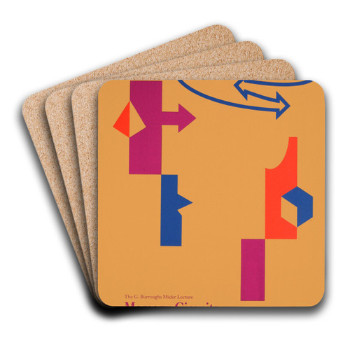 Memory circuits by National Institutes of Health Art Drink Coaster set