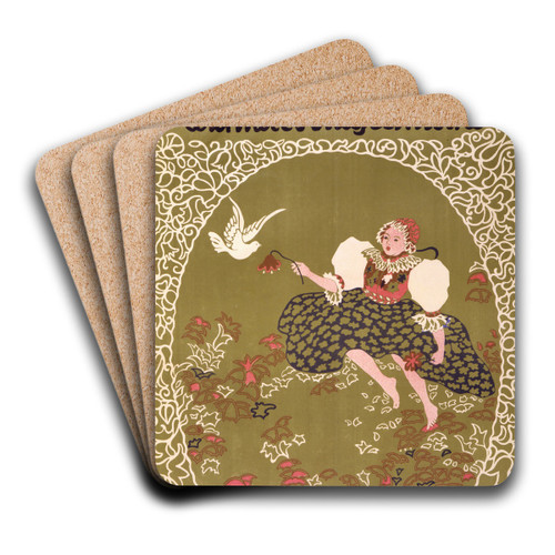 Zeichnet 7. Kriegsanleihe! by Minka Podhajsk Art Drink Coaster set