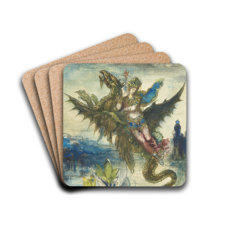 Dream Of The Orient by Gustave Moreau Drink Coasters - set of 4