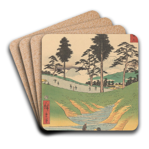 Totsuka by And Hiroshige Art Drink Coaster set