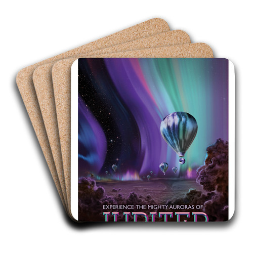 Jupiter by NASA Art Drink Coaster set