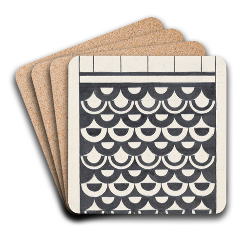 Ornament van schubben by Samuel Jessurun de Mesquita Art Drink Coaster set Ornament van schubben by Samuel Jessurun de Mesquita Art Drink Coaster set