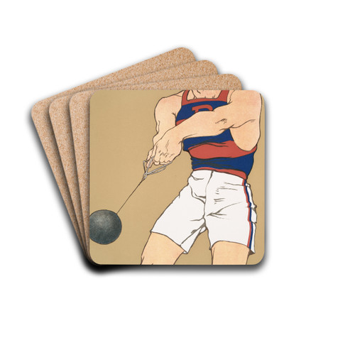 U of P by Edward Penfield Drink Coasters - set of 4 U of P by Edward Penfield Drink Coasters - set of 4