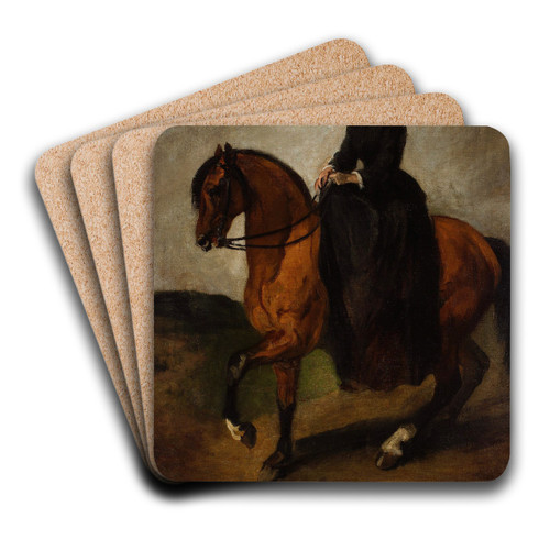 Portrait of Celina, artists daughter, on horseback by Piotr Michaowski Art Drink Coaster set Portrait of Celina, artists daughter, on horseback by Piotr Michaowski Art Drink Coaster set