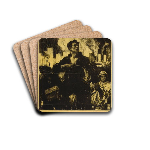 America gave you all you have to give, give it - she needs it now! by Frank Walter Taylor Drink Coasters - set of 4