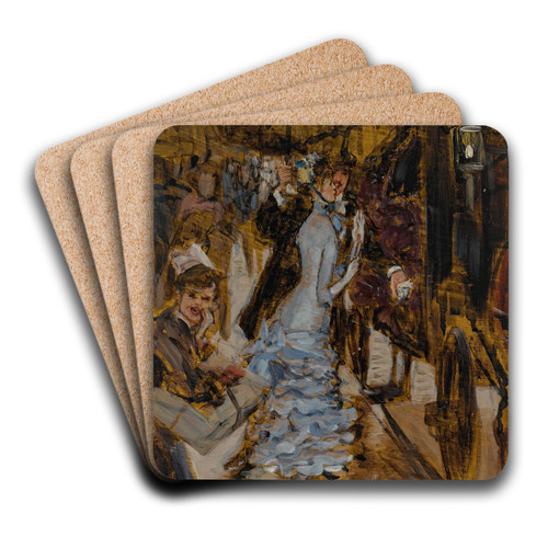 Sketch For La Damoiselle DHonneur by James Tissot Art Drink Coaster set