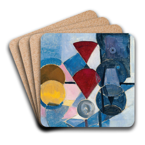 Composition II (Still Life) by Theo van Doesburg Art Drink Coaster set