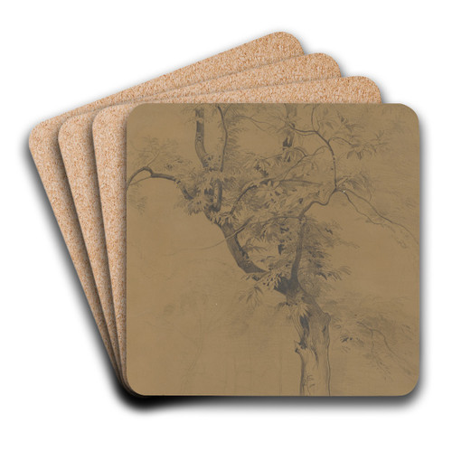 Baum im Taunus by Carl Hummel Art Drink Coaster set