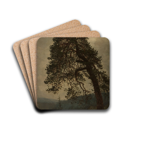 Gammel gudbrandsdl by Amaldus Nielsen Drink Coasters - set of 4 Gammel gudbrandsdl by Amaldus Nielsen Drink Coasters - set of 4