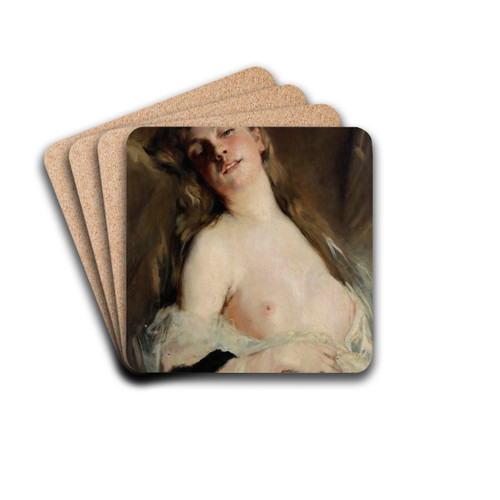 Sognando by Charles Chaplin Drink Coasters - set of 4 Sognando by Charles Chaplin Drink Coasters - set of 4