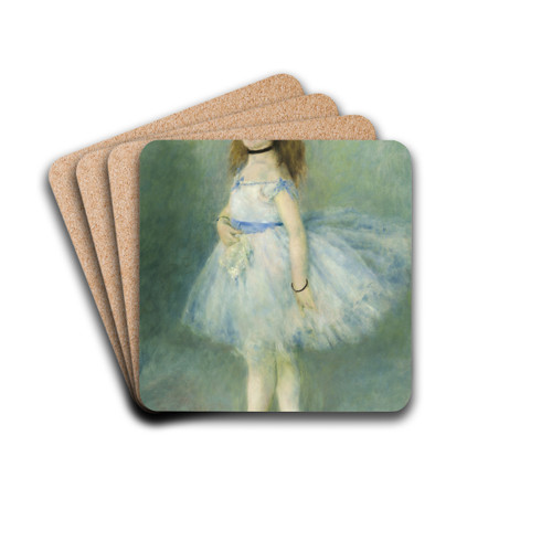The Dancer by Pierre-Auguste Renoir Drink Coasters - set of 4