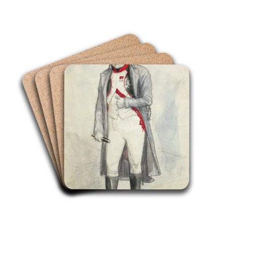Napoleon by Albert Edelfelt Drink Coasters - set of 4