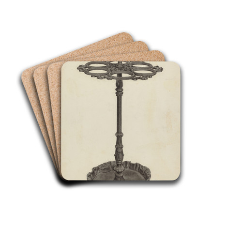Umbrella Stand by Herman Bader Drink Coasters - set of 4 Umbrella Stand by Herman Bader Drink Coasters - set of 4