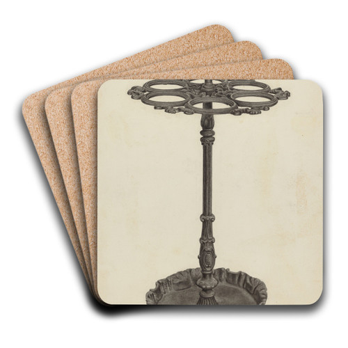 Umbrella Stand by Herman Bader Art Drink Coaster set Umbrella Stand by Herman Bader Art Drink Coaster set