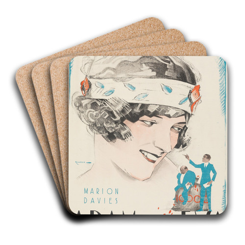 Adam and Eva by Eric Rohman Art Drink Coaster set Adam and Eva by Eric Rohman Art Drink Coaster set