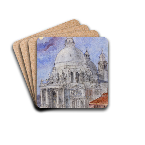 Santa Maria Della Salute, Venice by Cass Gilbert Drink Coasters - set of 4