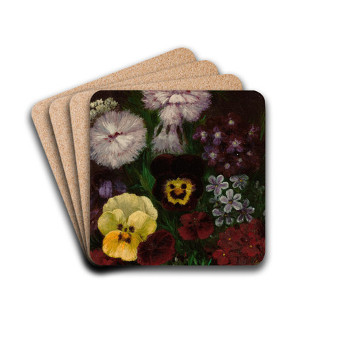 Mixed bouquet by John Williamson Drink Coasters - set of 4