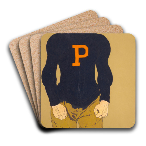 Princeton by Edward Penfield Art Drink Coaster set Princeton by Edward Penfield Art Drink Coaster set