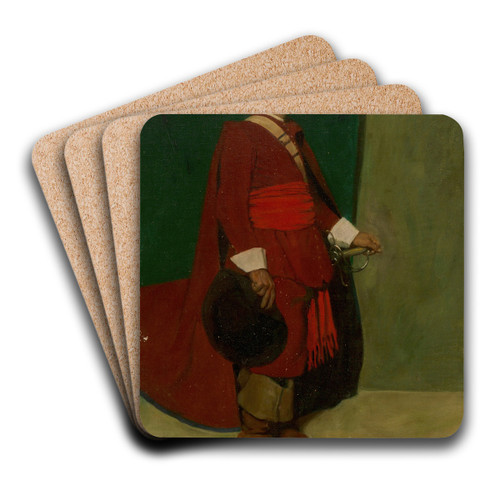 A Cavalier by N. C. Wyeth Art Drink Coaster set