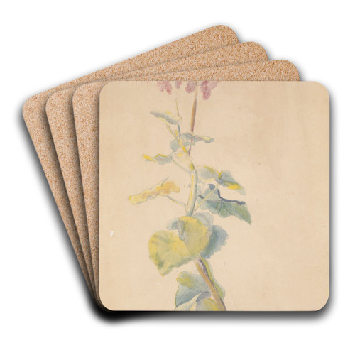 tude de fleur by Hippolyte Petitjean Art Drink Coaster set
