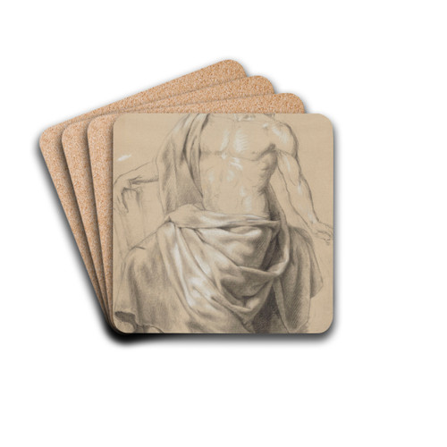 Figure by Jean Antoine Verschaeren Drink Coasters - set of 4