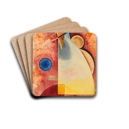 Ineinander (Intermingling) by Wassily Kandinsky Drink Coasters - set of 4