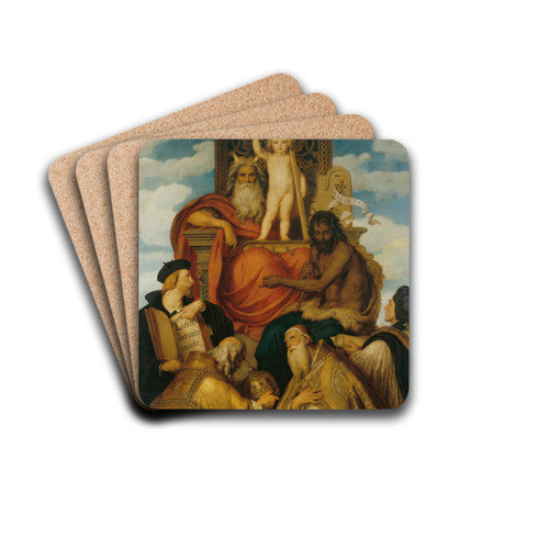 Die Loge Johannis by Hans Canon Drink Coasters - set of 4