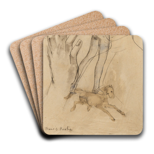 Sans titre by Francis Picabia Art Drink Coaster set