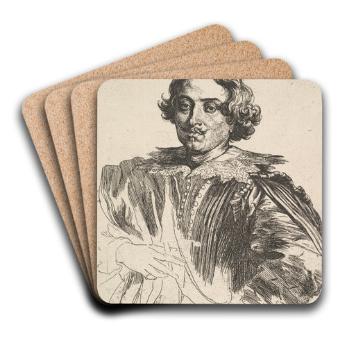 Portrait of Justus Suttermans by Anthony van Dyck Art Drink Coaster set