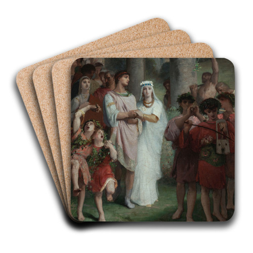 Le mariage by mile Lvy Art Drink Coaster set