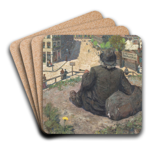 Frhling by Hans Baluschek Art Drink Coaster set