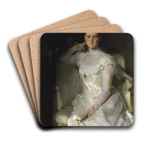 Mrs. Joshua Montgomery Sears (Sarah Choate Sears) by John Singer Sargent Art Drink Coaster set