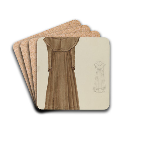 Woman's Costume by Elizabeth Moutal Drink Coasters - set of 4