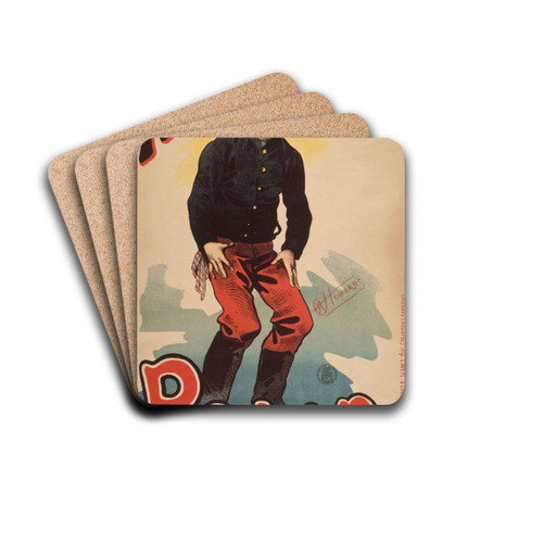 Alcazar D'ete Polin by Alfred Choubrac Drink Coasters - set of 4 Alcazar D'ete Polin by Alfred Choubrac Drink Coasters - set of 4