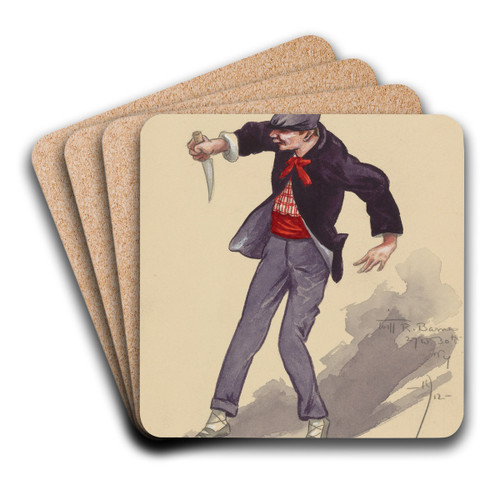 untitled by Will R. Barnes Art Drink Coaster set untitled by Will R. Barnes Art Drink Coaster set