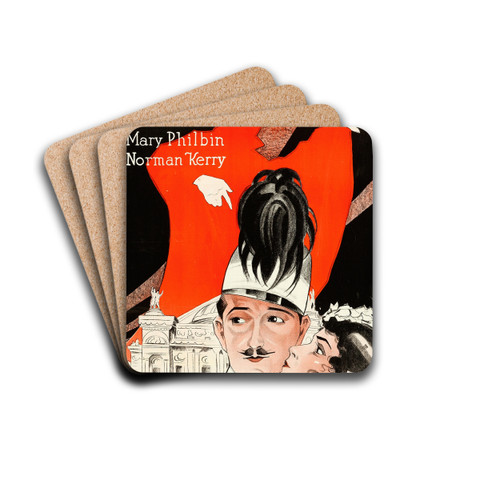 The Phantom of the Opera by Eric Rohman Drink Coasters - set of 4 The Phantom of the Opera by Eric Rohman Drink Coasters - set of 4