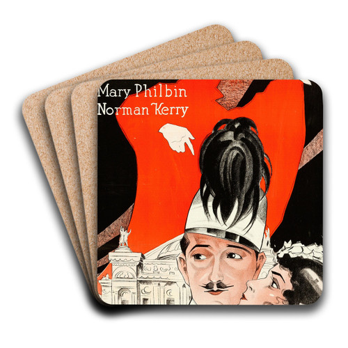 The Phantom of the Opera by Eric Rohman Art Drink Coaster set The Phantom of the Opera by Eric Rohman Art Drink Coaster set