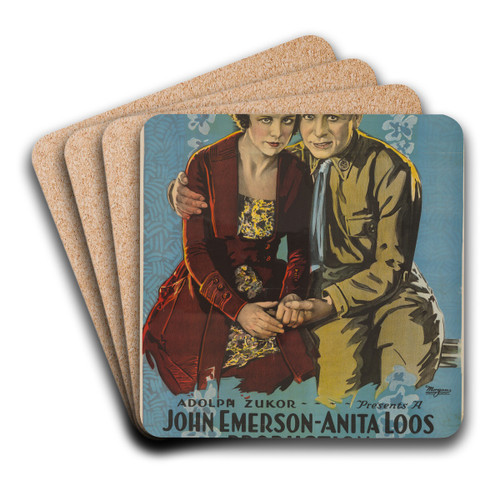 Good-Bye Bill by Morgan Litho Co. Art Drink Coaster set