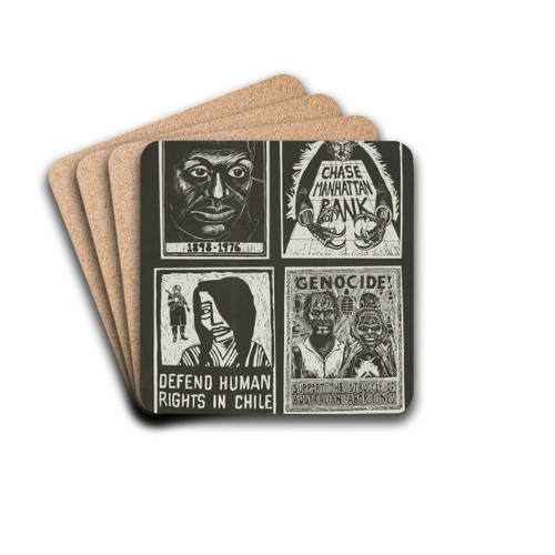 Posters by Leon Klayman and Rachael Bell by Rachael Romero Drink Coasters - set of 4