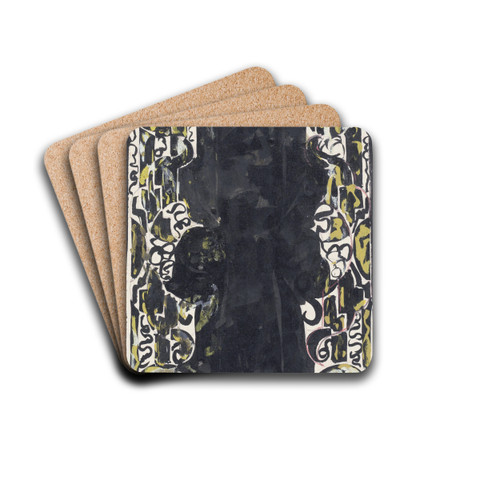 Decoratief ontwerp by Carel Adolph Lion Cachet Drink Coasters - set of 4