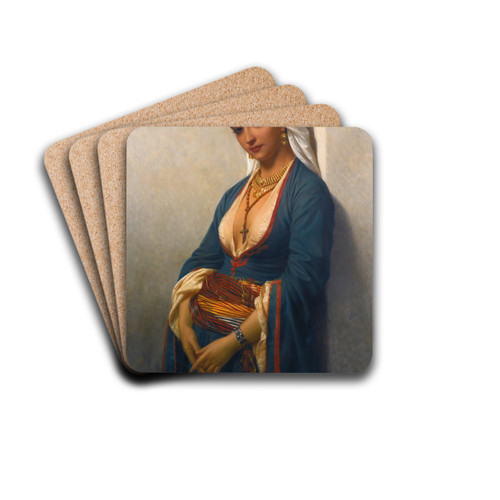 La fidle by mile Vernet-Lecomte Drink Coasters - set of 4 La fidle by mile Vernet-Lecomte Drink Coasters - set of 4