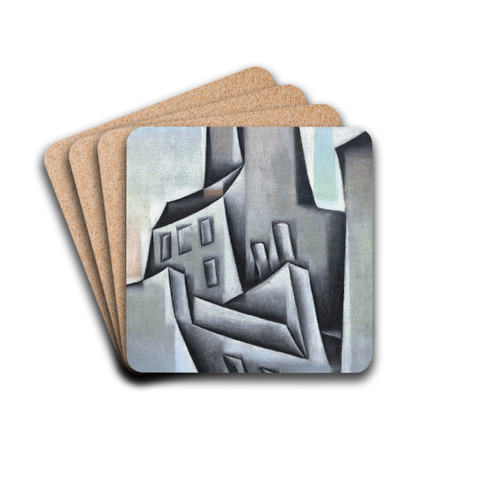 Maisons  Paris (Houses in Paris) by Juan Gris Drink Coasters - set of 4