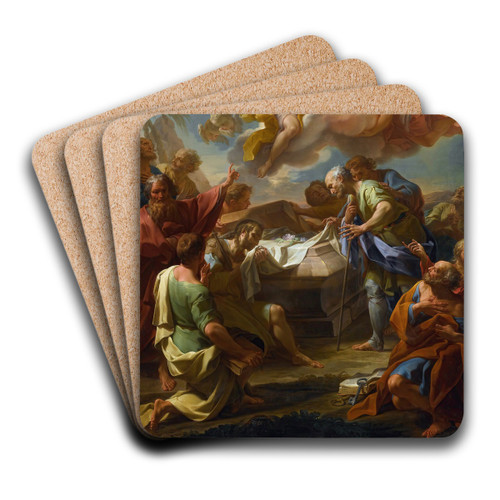 Assumption Of The Virgin by Corrado Giaquinto Art Drink Coaster set